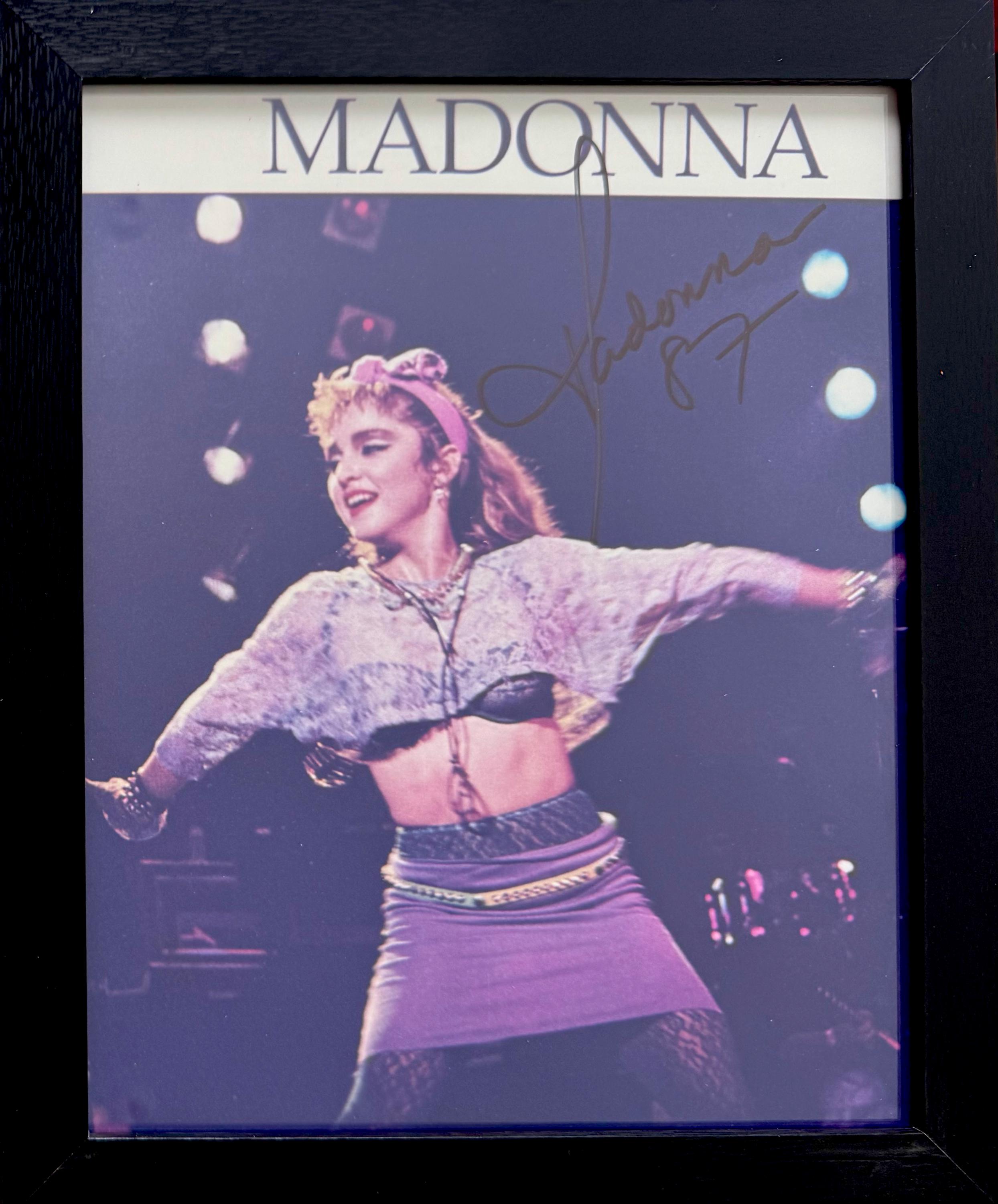 Signed Madonna Photo - Etsy