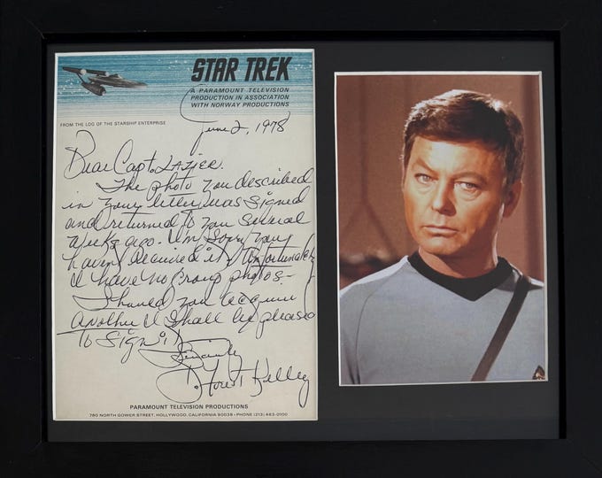 Deforest Kelley Doctor 'bones' Mccoy, Star Trek the Original Series ...