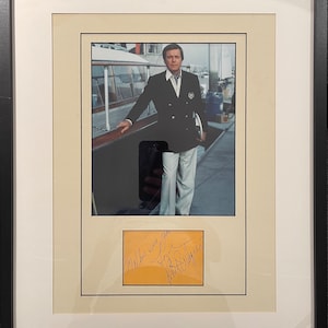 Robert Wagner, Famous U.S. Actor, Austin Powers, Hart To Hart, Framed (16&#39; x 12&#39;) 100% Hand Signed Mount With Certificate Of Authenticity