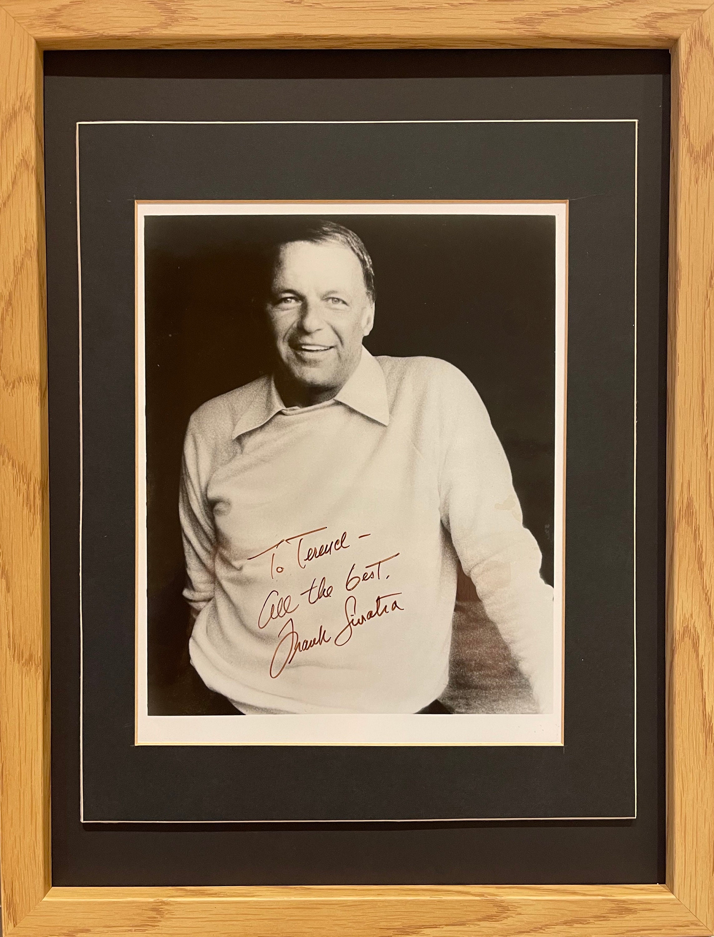 Frank Sinatra, 100% Guaranteed Hand Signed Framed Photo