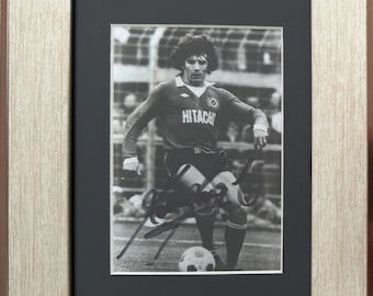 Kevin Keegan - Newcastle United, Liverpool FC, Hamburg, Engeland, 100% echte handgesigneerde ingelijste foto met certificaat van echtheid, certificaat van echtheid