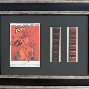 Harrison Ford, Indiana Jones &#39;Raiders Of The Lost Ark&#39;, Photo, Movie Still Presentation Framed 40x30cm AFTAL COA Certificate of Authenticity