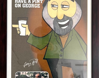 George Best limited edition miniature collectible Manchester