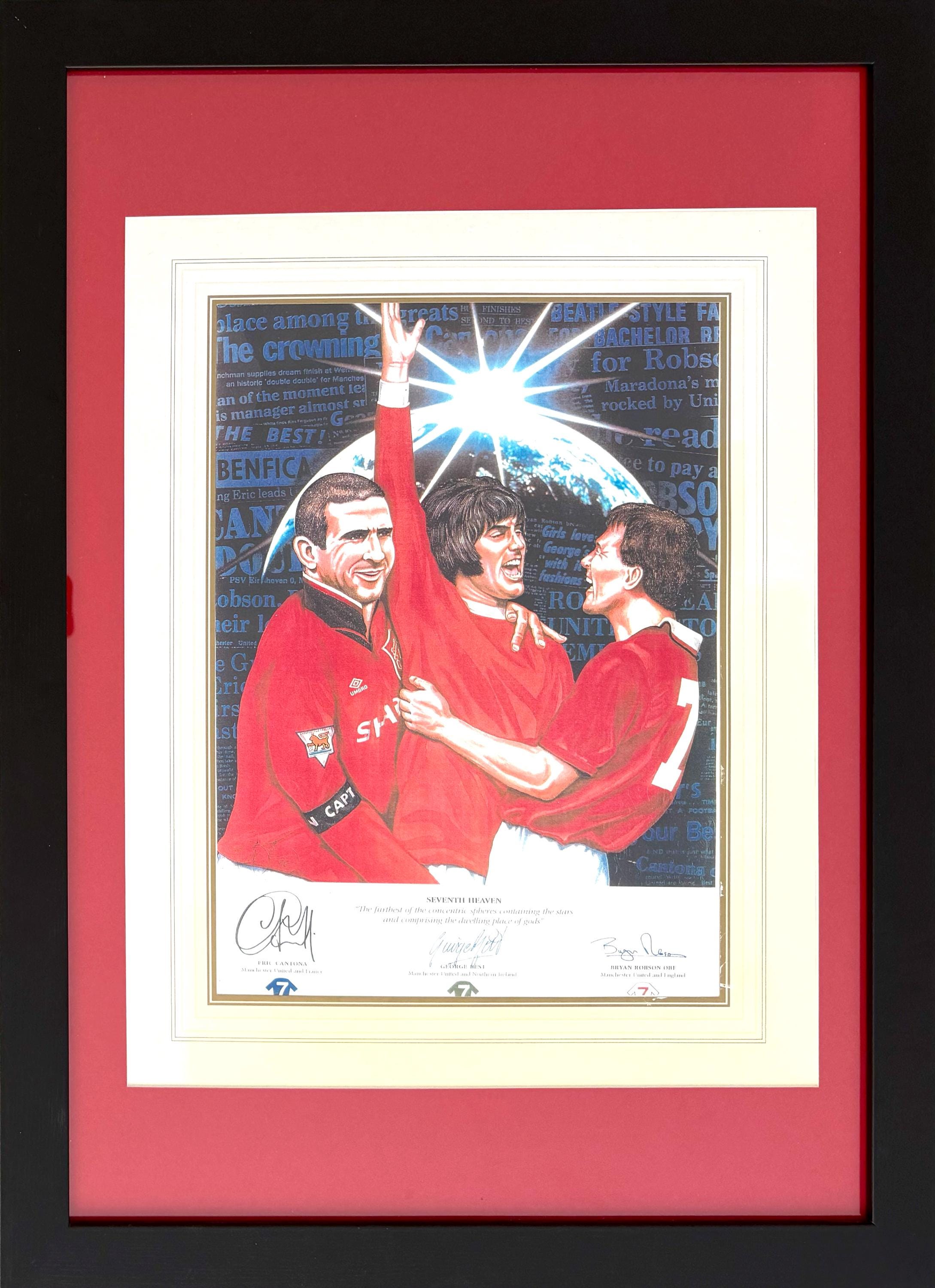 George Best, Eric Cantona, Bryan Robson, Manchester United Legends