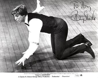 Tommy Steele, Famous British Actor, 100% Guaranteed Hand Signed 'Half A Sixpence' Photo, 25cm x 20cm, With Certificate Of Authenticity - COA