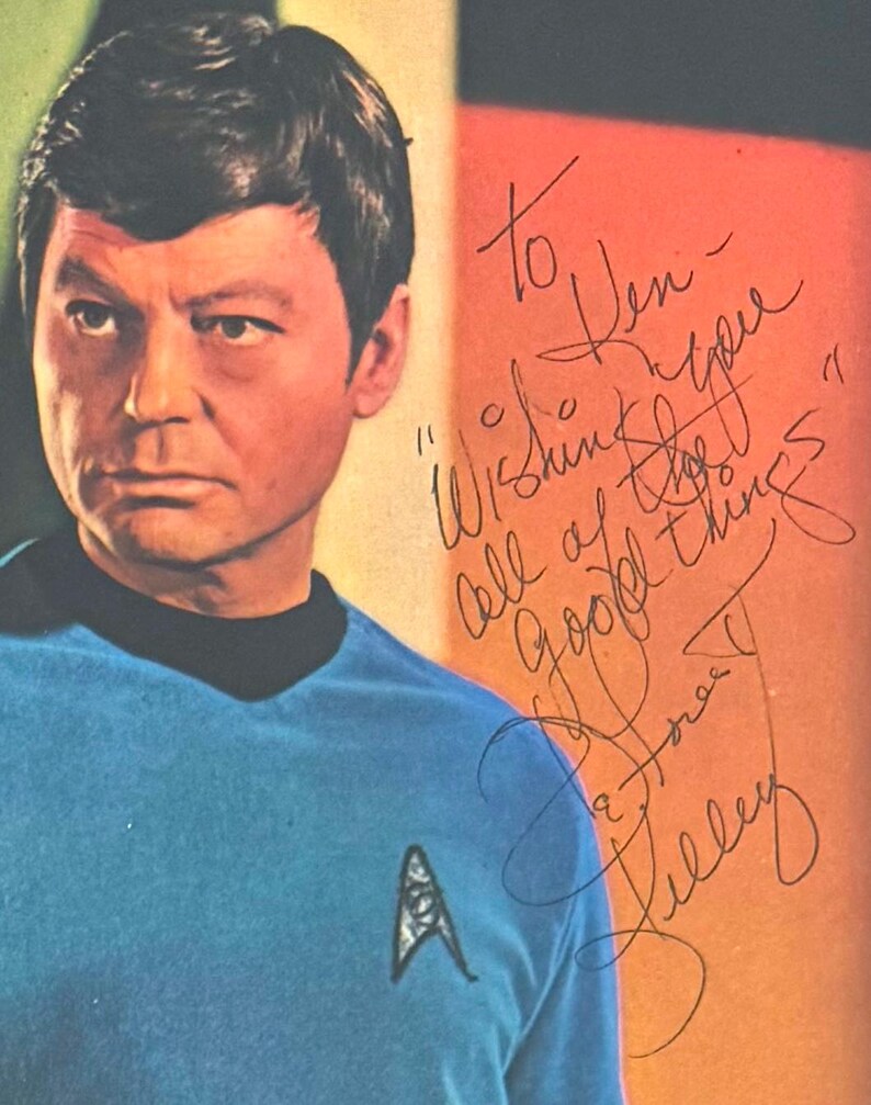 Deforest Kelley Doctor 'bones' Mccoy, Star Trek the Original Series ...