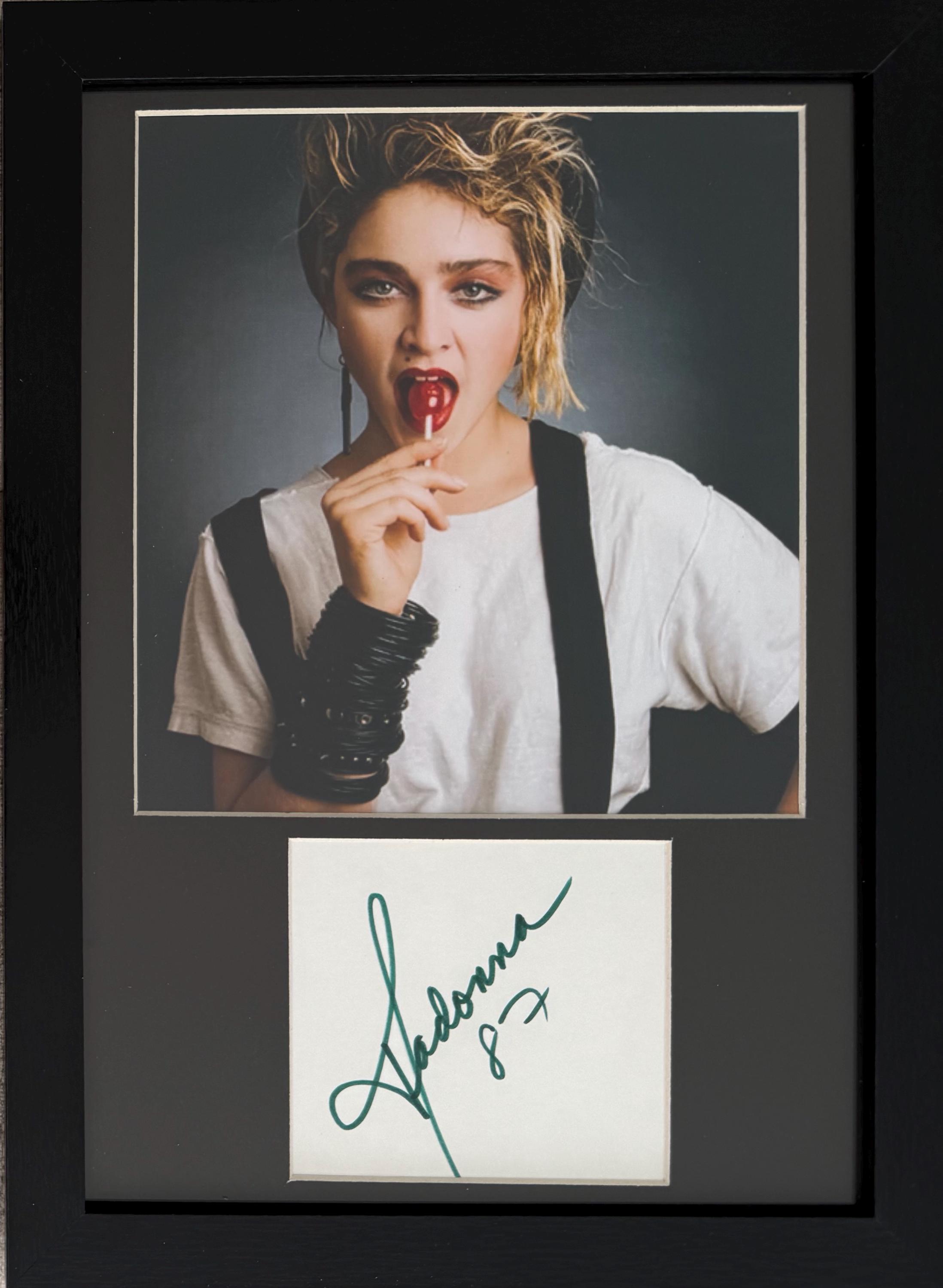 Signed Madonna Photo - Etsy