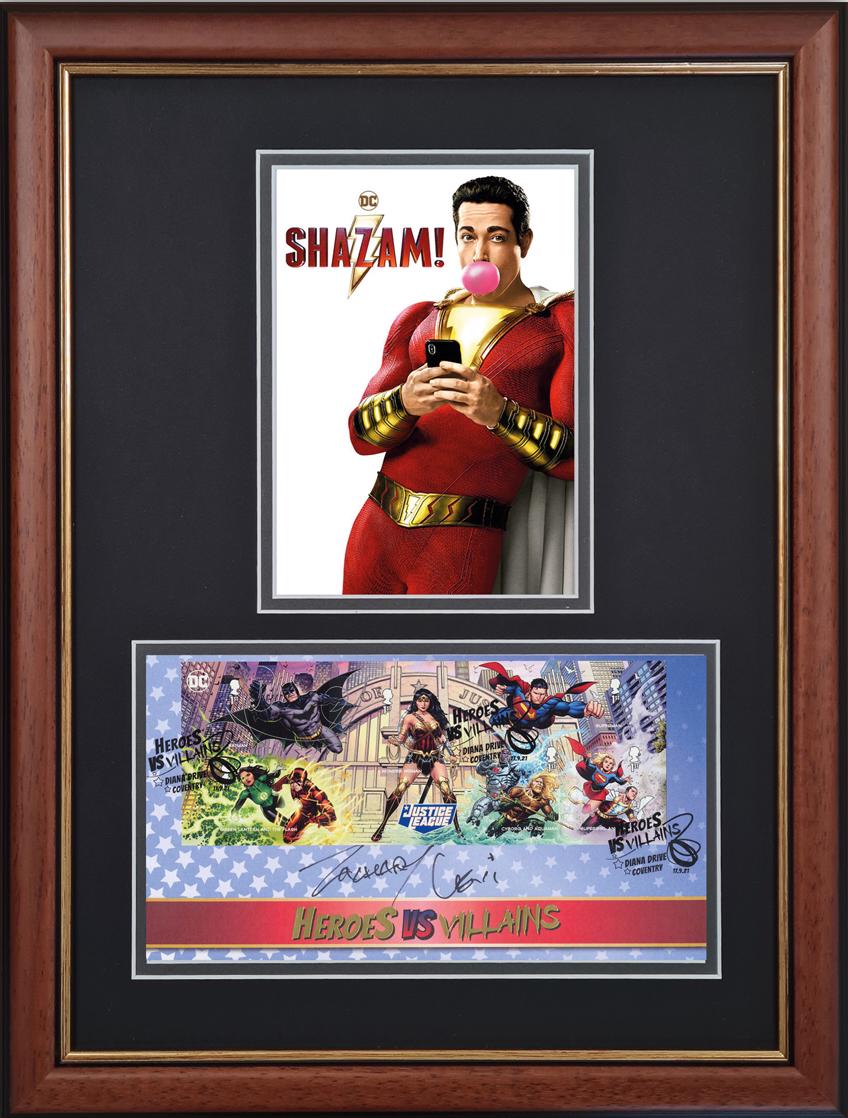 ハリウッド　ザッカリー・リーヴァイ 　証明書付き　直筆サイン入りフォト　シャザム Zachary Levi Signed - Etsy