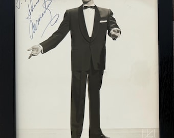 Al Martino, Actor, Singer 100% Guaranteed Stunning Hand Signed Photo - & COA - Certificate of Authenticity Framed 25cm x 20cm.