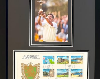 Tony Jacklin, 'The Open' Golf Legend, A Guaranteed Hand Signed Original 1983 First Day Cover (FDC), Framed 40cm x 30cm, With COA.