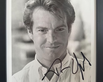 Dennis Quaid, American Actor, 100% Guaranteed Hand Signed Mounted Original Photo, 10' inch x 8' inch, With Certificate Of Authenticity COA