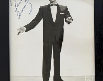Al Martino, Actor, Singer 100% Guaranteed Stunning Hand Signed Photo - & COA - Certificate of Authenticity Framed 25cm x 20cm.