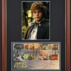 Sean Astin, Lord of the Rings 'Samwise Gamgee' Actor, Guaranteed Hand Signed FDC, First Day Cover - Professionally Framed 40cm x 30cm & COA