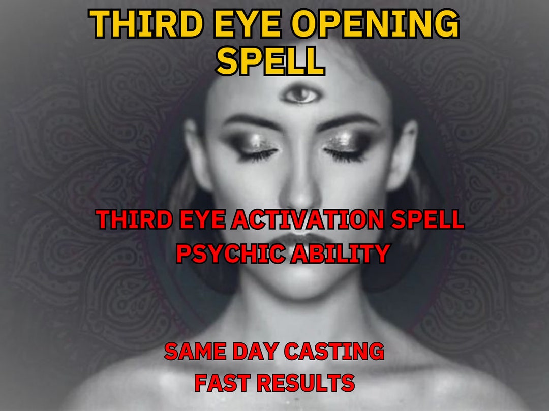 THIRD EYE Opening Spell Third Eye Activation 3rd Eye SURGERY A