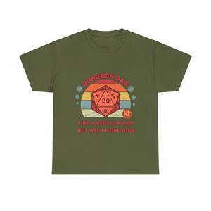 Dnd Shirt, Dungeon Dad , Like a Regular Dad, but with More Dice, Fathers Day Or Birthday Gift For DM or Dungeons and Dragons Player image 8