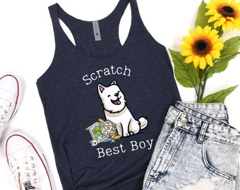 Scratch Baldur G  3 T Shirt  | Forget Astarion: Get the Best Boy! BG3 Dog T Shirt for RPG Doggo Fans DnD Dice, Scratch's Valentines gift