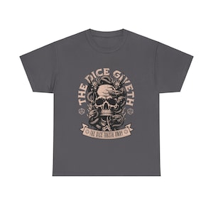 Dnd T Shirt Der Würfel Give und der Würfel Taketh Away, D20 Detail für Dungeons and Dragons Spieler, Geschenk für DM Spielleiter, Vatertag Bild 10