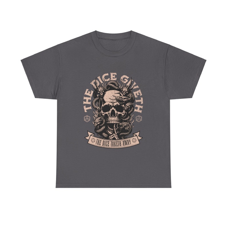 Dnd T Shirt Der Würfel Give und der Würfel Taketh Away, D20 Detail für Dungeons and Dragons Spieler, Geschenk für DM Spielleiter, Vatertag Bild 10