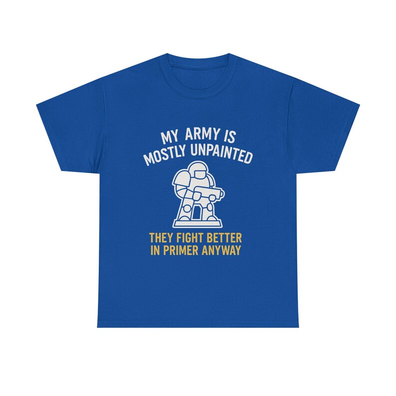 War Gamer T-shirt Min armé är mestadels omålad Perfekt present till Hammerheads, RPG-spelare och Plastic Crack-missbrukare bild 6
