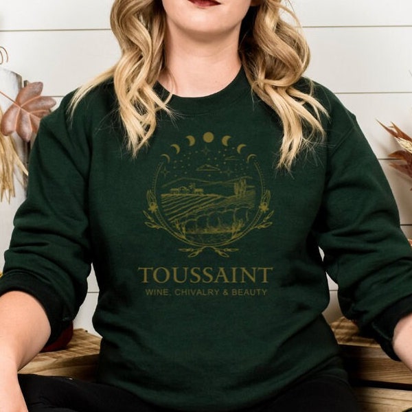 Toussaint Crew Neck Sweater, Last Wish, Blood Elves and Wine & Women's Gamer Video Gift The Witch 3