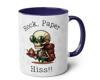 Gamer Skeleton Mug, Dragon Game Fantasy Gift