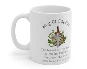 DND Mug of Surprise: Table Top RPG Gift