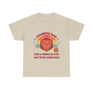 Dnd Shirt, Dungeon Dad , Like a Regular Dad, but with More Dice, Fathers Day Or Birthday Gift For DM or Dungeons and Dragons Player image 6
