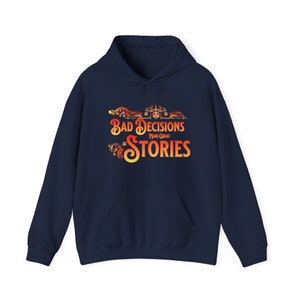 Dnd sudadera con capucha malas decisiones hacen grandes historias, regalo para Game Master o grupo de jugadores de RPG de mazmorras y dragones