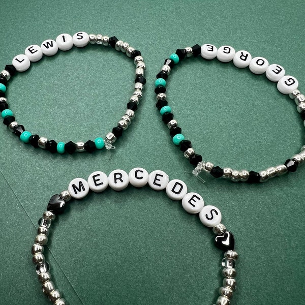 Lewis Hamilton & George Russell Mercedes F1-inspired Bracelet