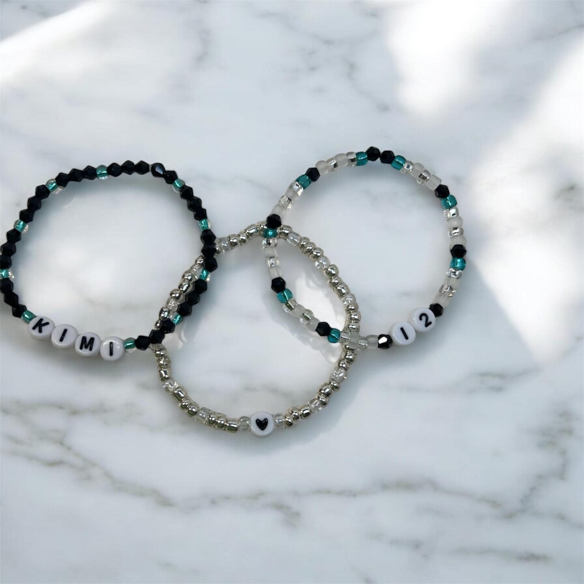 Kimi Antonelli F1 Inspired Stack Bracelet - Etsy