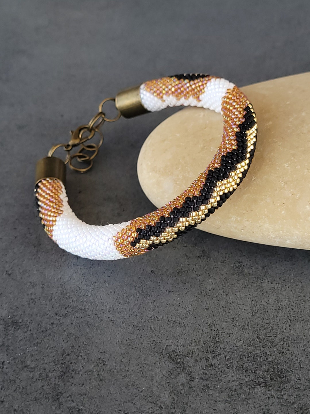 Ball Python Bracelet, Beaded Snake Bracelet, Snake, Snake Bracelet ...