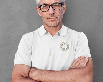 Polo T-shirt,club del 6° del mese,membro del 6°,distintivo ricamato,pensionato della polizia,t-shirt di gruppo divertente,trend setter unico,speciale 30 anni