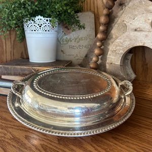 F.B. Rogers Silver Plated Coveeed Dish