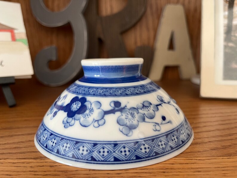Vintage Japanese Porcelain Rice Bowls - Etsy