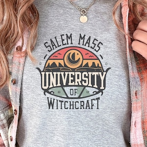 Salem Witch University t-shirts, Salem Massachusetts Shirt, Halloween Shirt, Halloween Tee, Witchy Halloween Shirt, Salem Witch Shirt