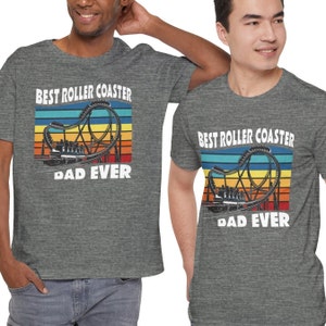 Roller Coaster Shirt, Roller Coaster Lover T-Shirt, Roller Coaster Addict T-Shirt, Rollercoaster Lover Shirt, Funny Greatest Dad Gift