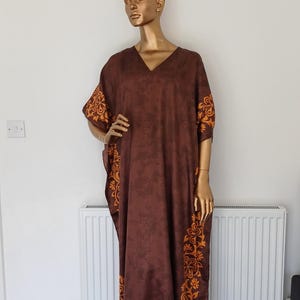 Kaftan Beach Cover Up Maxi Caftan Resort Dress Holiday Dress Abaya Plus size Dresses for Women Swimwear Coverup Kimono Lounge dress Nightie