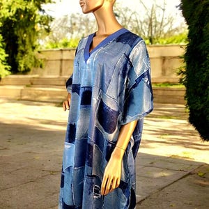 Blue Kaftan for summer vacations
