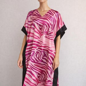 Zebra Pink Dress - Etsy