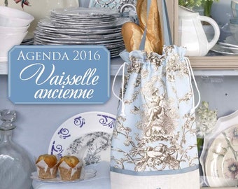 12 grids: Old tableware