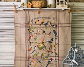 Bird Tea Towel + Cross Stitch Creation 108_"Birds" Chart