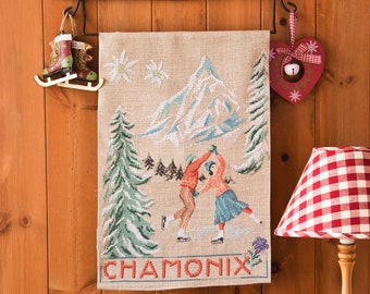 Metal heart hanger "Chamonix" + Cross Stitch Creation 86_chamonix grid