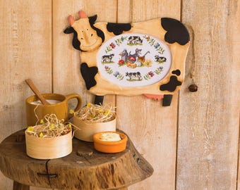 Cow Frame + Cross Stitch Creation 114_cow chart