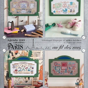 Magazine Calendar 2019 "12 grids: Rue de Paris_ Veronique Enginger