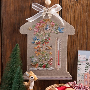 Thermometer “4 seizoenen” + Cross Stitch Creation 98_ 4 seizoenenschema