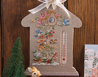 “4 seasons” thermometer + Cross Stitch Creation 98_ 4 seasons grid