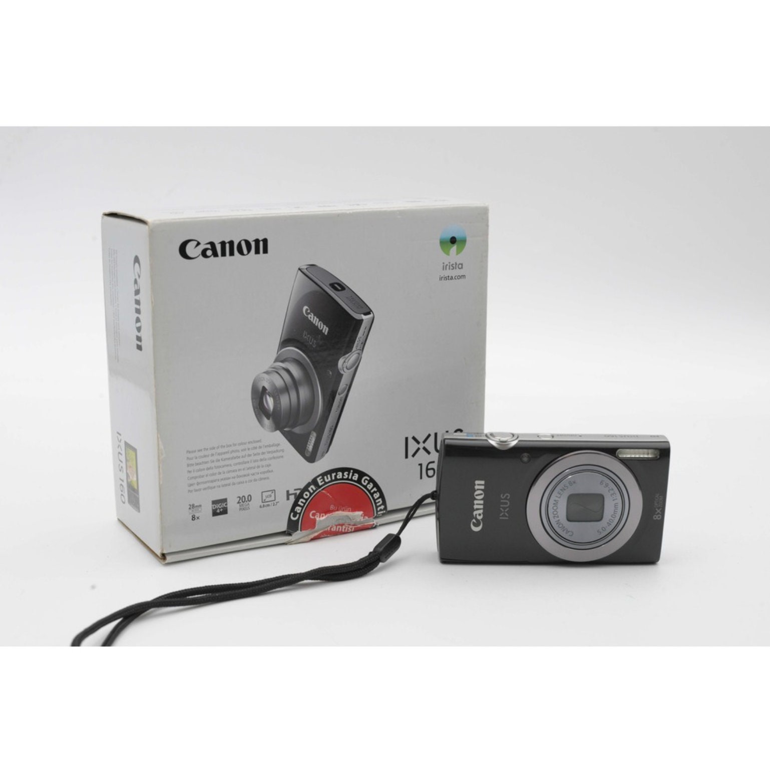 Canon Cámara Digital Ixux 185 20mpx Zoom 16x Zo 8x Roja con