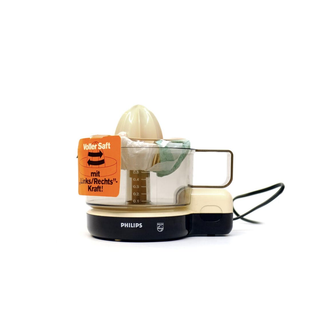 1980s Philips Citrus 450 Juicer / Vintage Kitchen Juicer / Orange