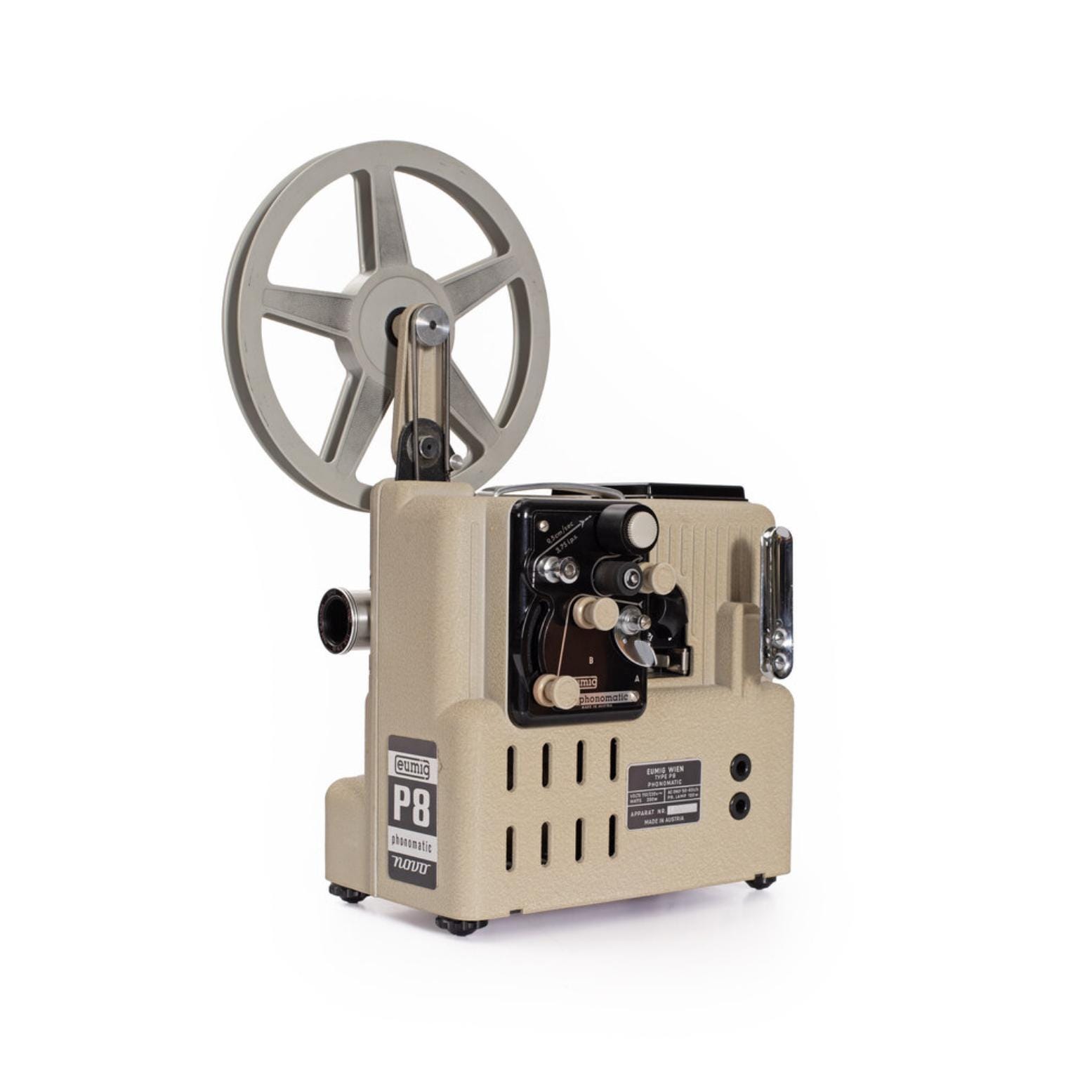 Vintage Eumig P8 Automatic Novo Film Projector 8mm Projector With wooden Case