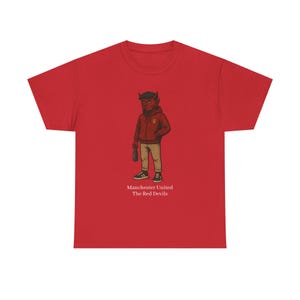 Manchester United Red Devils Tee, Perfect for Soccer Fans, Unisex Casual Wear, Gift for Sports Lovers, Game Day Outfit, Streetwear